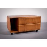 A TEAK LOW CABINET by Komfort