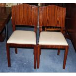 EIGHT DINING CHAIRS