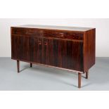 A DANISH ROSEWOOD SIDE CABINET