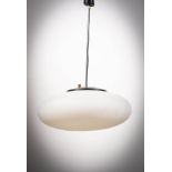 A GLASS PENDANT LIGHT, ITALIAN