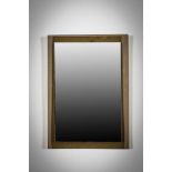 AN ITALIAN TWO TONE WALL MIRROR