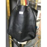 A LEATHER HANDBAG BY VALENTINO