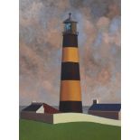 BLACK AND YELLOW LIGHTHOUSE by Stephen McKenna PRHA
