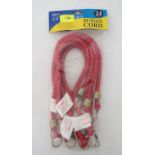 6 pcs of 1/2" bungee cords