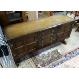 Mid 20thC old charm type sideboard This lot is being sold for our nominated charity for the year