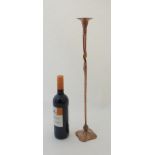 XX Phenomenological Existential School, Sculpture Copper, A candlestick.