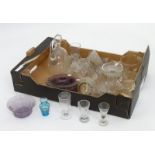 A box of miscellaneous glassware CONDITION: Please Note - we do not make reference