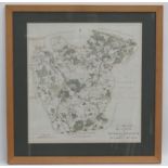 Maps: A framed '' Map of the Hundred of Bromley and Beckenham,
