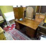 Vintage/Retro Meredew furniture, retailed by grange furniture, a desk together with bedroom cabinet,