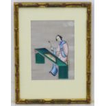 Circa 1920, Chinese School, Watercolour on rice paper,