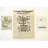 The Royal Aeronautical Society Programmes for 'Garden Party, 1947' and 'Grand Aerostatic Fete,