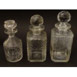 Decanters : a collection of early 19thC and later glass decanters ,