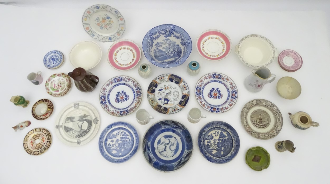 A quantity of assorted ceramics, makers to include Royal Crown Derby, Wagstaff and Brunt, - Image 2 of 6