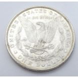 1881 Morgan Silver Dollar : a mint Philidelpia minted one Dollar coin , Liberty looking left ,