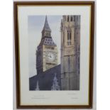 After Sandra Walker, 29th Oct 2004, Signed limited edition coloured print 234/850, 'Parliament',