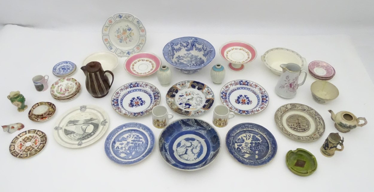 A quantity of assorted ceramics, makers to include Royal Crown Derby, Wagstaff and Brunt, - Image 3 of 6