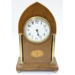 Duverdrey & Bloquel (Bayard), mantel clock: A lancet shaped,