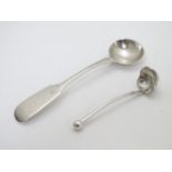 A Wm IV silver fiddle pattern teaspoon hallmarked London 1834 maker John, Henry & Charles Lias.