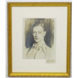 Signed Royal Photograph after John Singer Sargent, Signed Prince Albert, later King George VI,