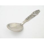 Scandinavian silver : A Norwegian silver spoon marked 830s maker Brodrene Mylius .