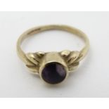 A 9ct gold ring set with Blue John CONDITION: Please Note - we do not make