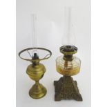 Oil lamps : two lamps ,