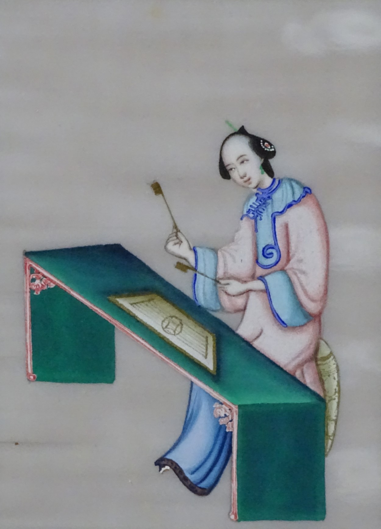 Circa 1920, Chinese School, Watercolour on rice paper, - Image 4 of 4