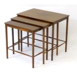 Vintage Retro: A Danish 1960's nest of three tables for PJ (P.