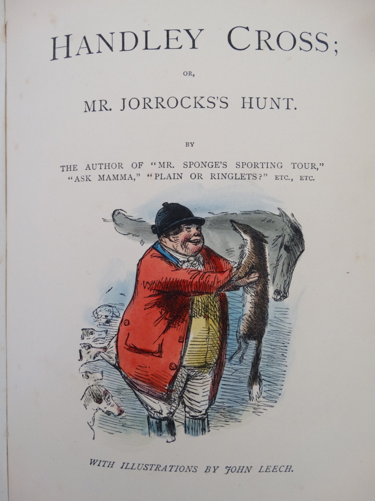 Hunting Books: 'Hunts with Jorrocks from Robert Surtees' Handley Cross' with illustrations by G.D. - Image 5 of 7