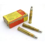 Shooting: a box of 10 .450/.400 3" nitro express centrefire safari rifle bullets by 'WR.