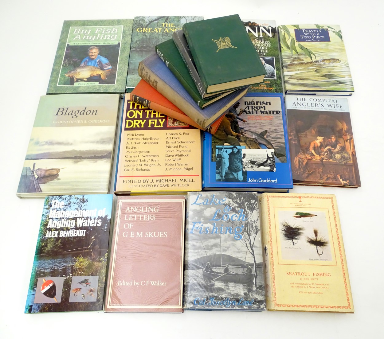 A quantity of books on the subject of fishing, titles to include 'Seatrout Fishing' by Jock Scott,