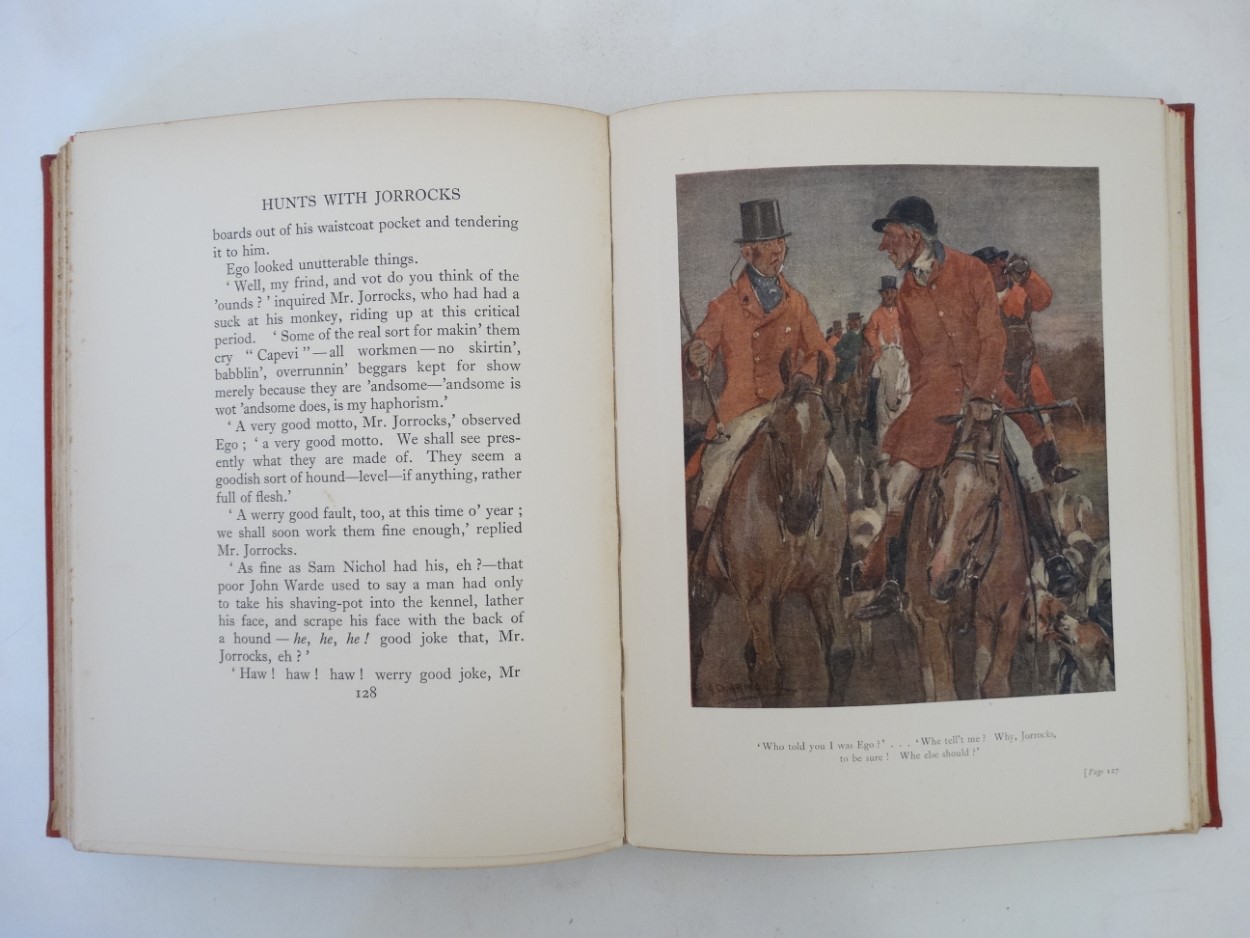 Hunting Books: 'Hunts with Jorrocks from Robert Surtees' Handley Cross' with illustrations by G.D. - Image 3 of 7