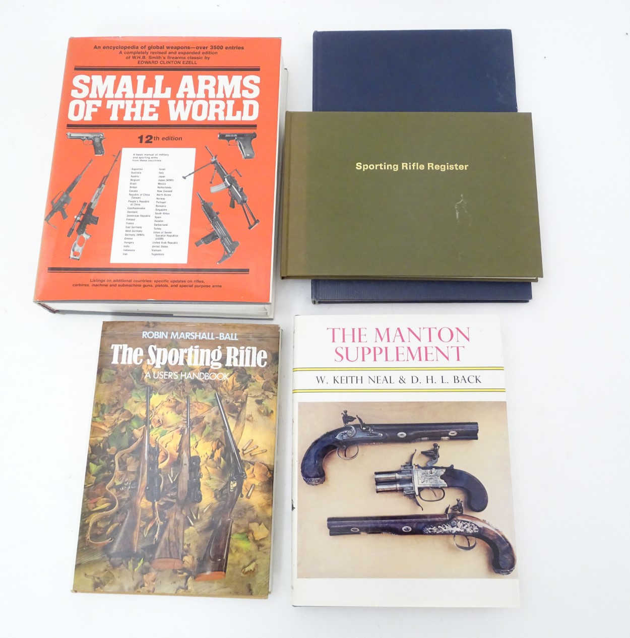 Books: A quantity of books on the subject of rifles,