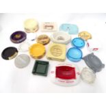 A quantity of assorted advertising ashtrays, to include ceramic,