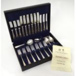 An Arthur Price Sheffield plate canteen of cutlery CONDITION: Please Note - we do