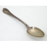 An American sterling silver teaspoon by Gorham Manufacturing Co.