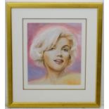 Gordon King, 1939, Watercolour and body colour, Portrait of Marilyn Monroe,