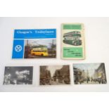 Scottish transport ephemera, to include: an Aberdeen Corporation time table 1961-62,