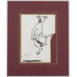 Cecil Windsor Charles Aldin (1870-1935), Canine School, Pen and ink with some pencil, Jumping Dog,