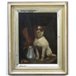Charles Dudley, XIX, Canine School, Oil on canvas, A faithful friend,