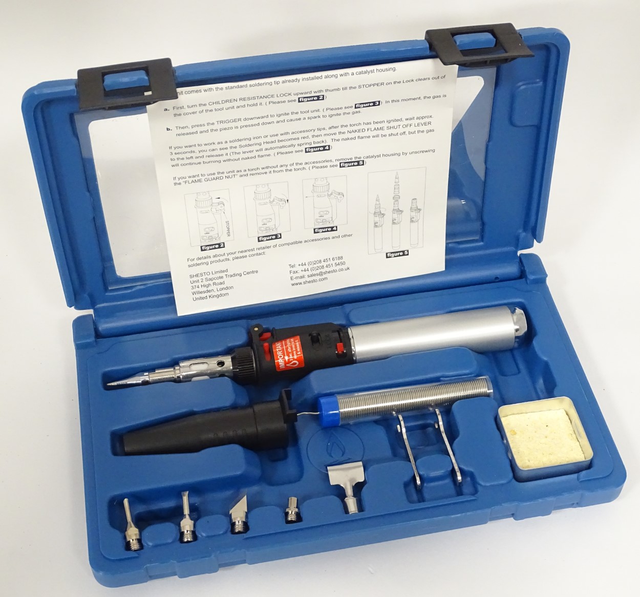 A boxed gas soldering kit CONDITION: Please Note - we do not make reference to the - Image 2 of 3