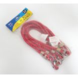 Packet of six 24" long bungee cords CONDITION: Please Note - we do not make