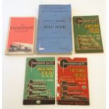 Books: Five books on the subject of railways, comprising 'Famous locomotive types no.