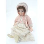 Victorian Doll : 'Porzellaufabrik - Burggrab 169 4 Germany', a doll with opening eyes,