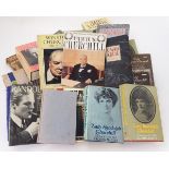 Books: A quantity of books relating to Winston Churchill and family,