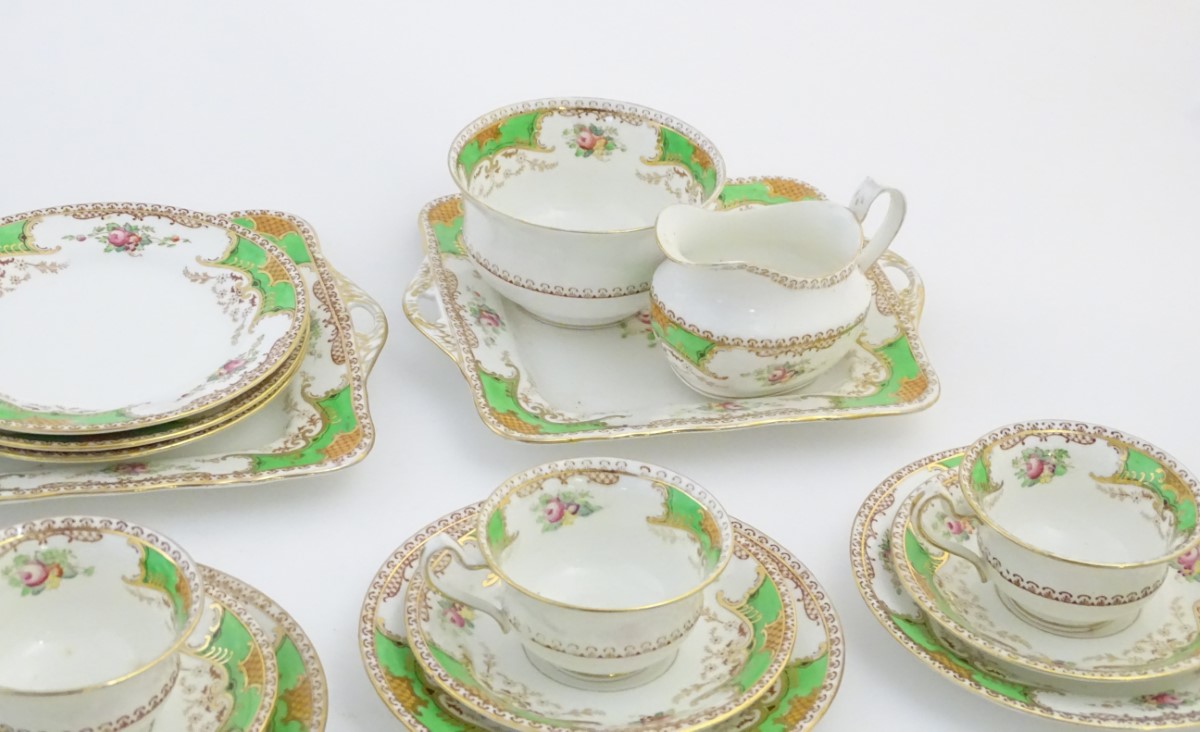 A quantity of Fenton tea wares in the pattern Kenmare, to include cups and saucers, side plates, - Image 7 of 10