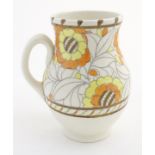 A Crown Ducal single handled vase/jug, model 146, designed by Charlotte Rhead,