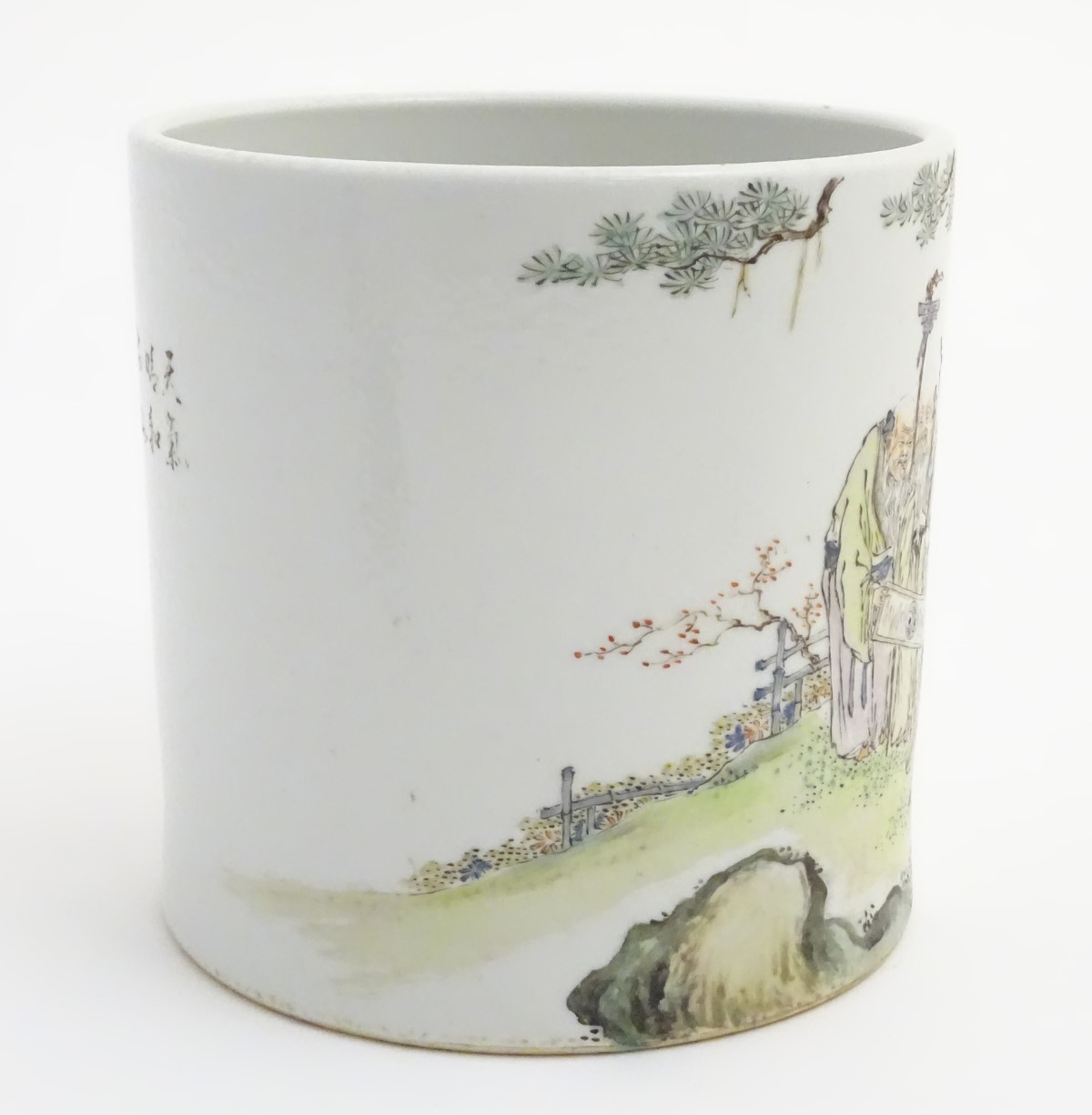 A large Chinese famille rose pot/planter, - Image 6 of 7