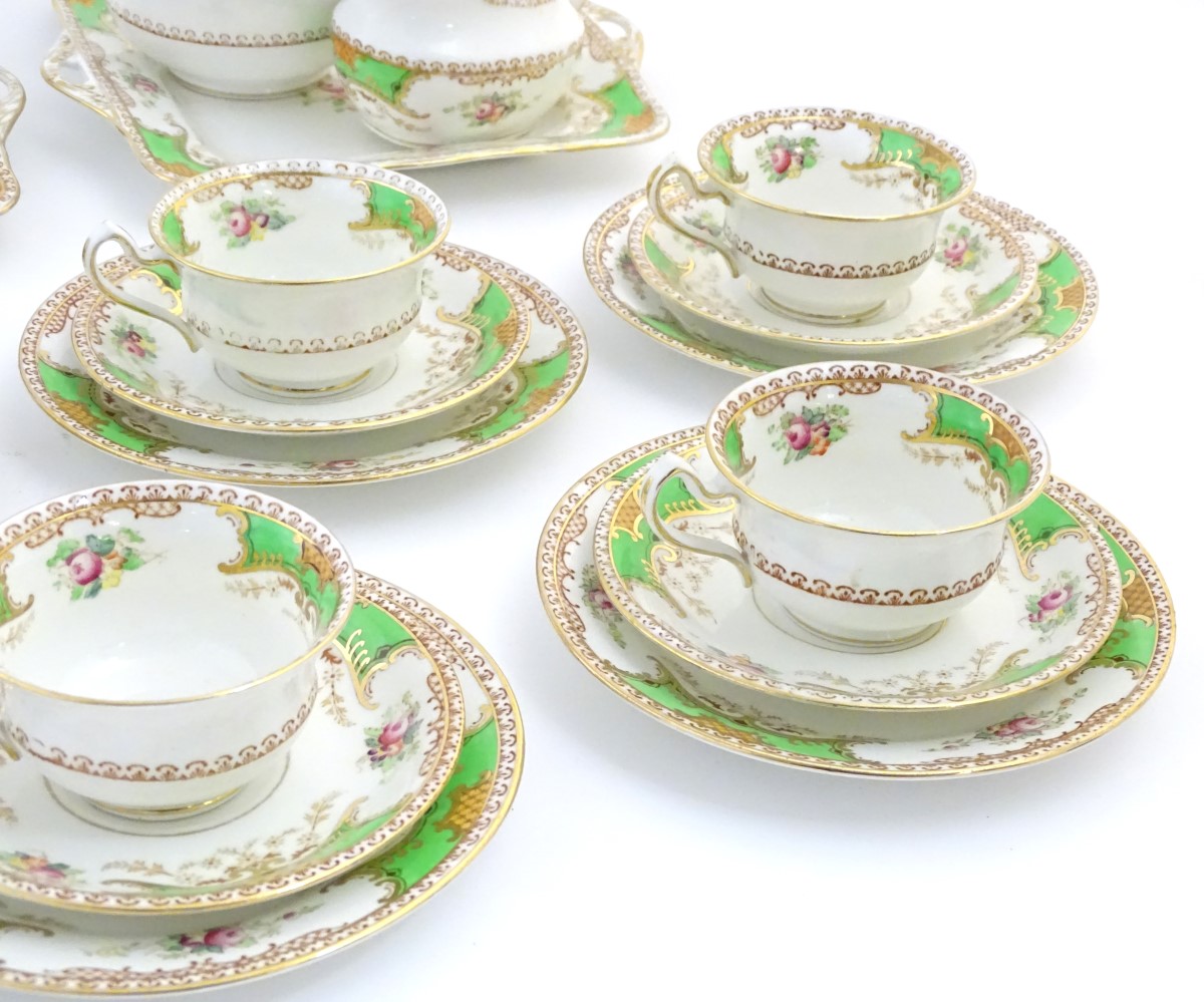 A quantity of Fenton tea wares in the pattern Kenmare, to include cups and saucers, side plates, - Image 8 of 10