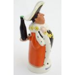 Breweriana: A Beswick toby jug advertising Worthington's India Pale Ale, formed as Lord Mayor,